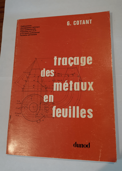 Tracage des metaux en feuilles – Cotant...