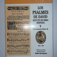 Los Psalmes de David - Robert Darrigrand