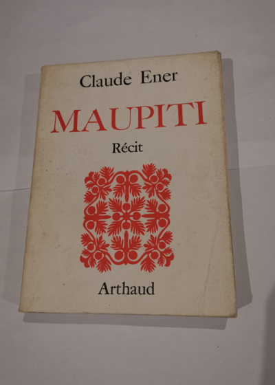 MAUPITI - RECIT - Ener - ENER CLAUDE