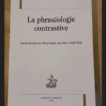 La Phraséologie Contrastive – Collectif