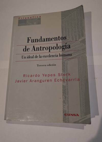 Fundamentos de antropología - YEPES ARANGUREN