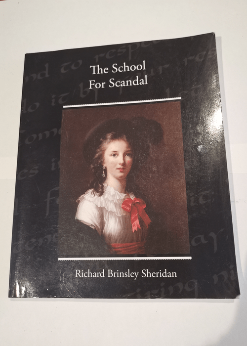 The School for Scandal – Richard Brinsl...