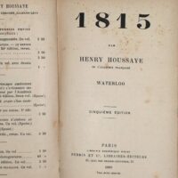 1815 Waterloo - Henry Houssaye
