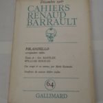 Cahiers Renaud-Barrault – numéro 64 – Pirandello – Collectif