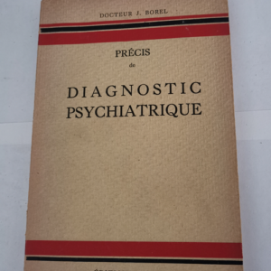 précis de diagnostic psychiatrique – J...