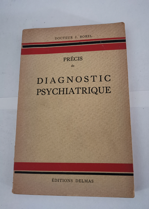 précis de diagnostic psychiatrique – J...