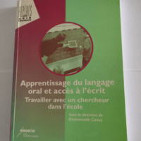 Apprentissage du langage oral et accès à l&...