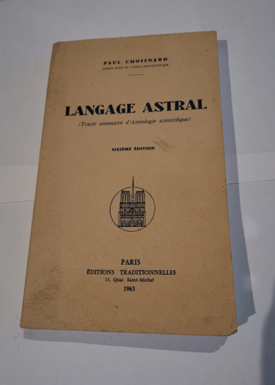 Langage astral - Choisnard Paul