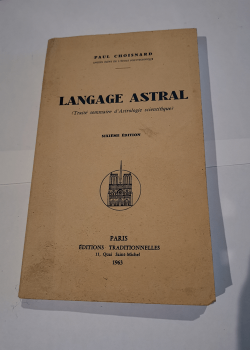 Langage astral – Choisnard Paul