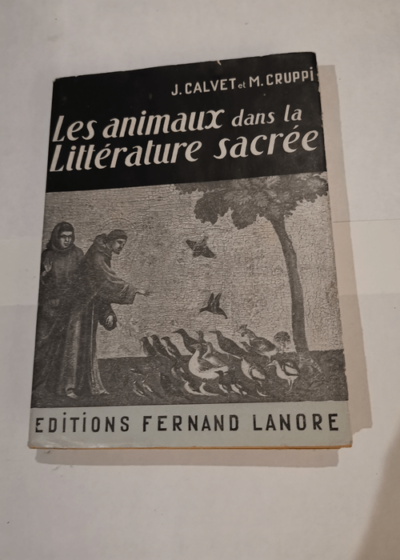 Les animaux dans la littérature sacrée. - M. CLAVET J.  CRUPPI