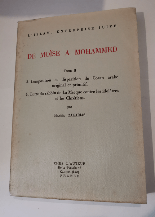 De Moïse à Mohammed – tome 2 – ...