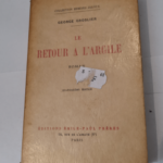 Le retour à l’Argile – Groslier George – Groslier (George)