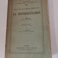 Essai sur les éléments principaux de la rep...