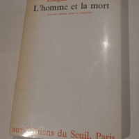 L’homme et la mort – Edgar Morin – ...