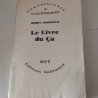 Le livre du ça. traduit de l’allemand ...