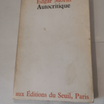 Autocritique – Edgar Morin