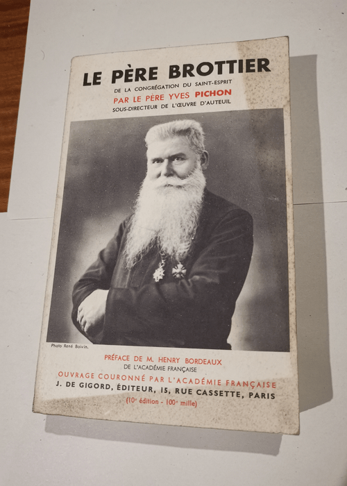 LE PERE BROTTIER de la congrégation du saint...