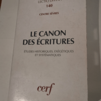 Le Canon des Ecritures – LECTIO DIVINA ...