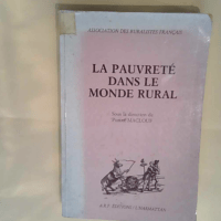 La pauvreté dans le monde rural Pierre Maclo...