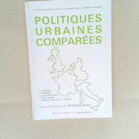 Politiques urbaines comparées… Arlette...