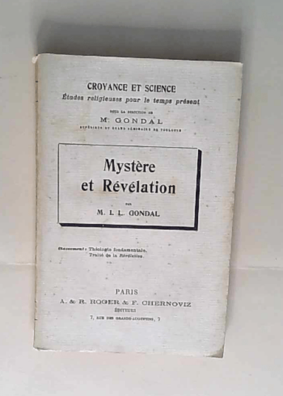 Mystère et Révélation Gondal M. I. L. - Gondal M. I. L.