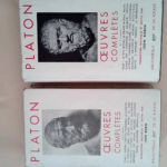 Œuvres complètes platon tome 1 et 2 – Platon