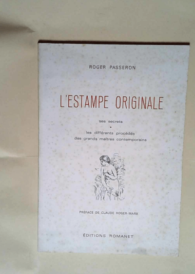 L estampe originale  - PASSERON Roger