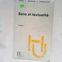 Sens et textualité  – François Rastie...