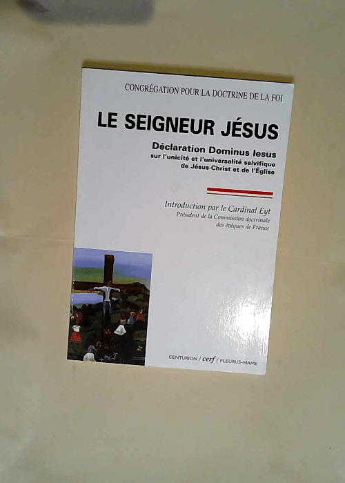 Le Seigneur Jésus Déclaration Dominus Iesus sur l unicité et l universalité salvifique de Jésus-Christ et de l Église – Congrégation pour la doctrine de la foi