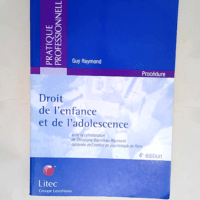 Droit De L enfance Et De L adolescence 4ème ...