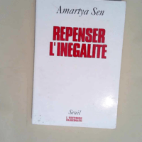 Repenser l inégalité  – Amartya Sen