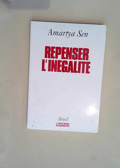 Repenser l inégalité  – Amartya Sen