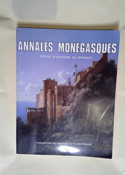 Annales monegasques 1992 T1992 - numéro 16 -