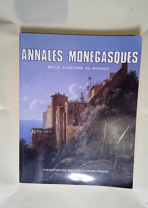 Annales monegasques 1992 T1992 – numéro 16 –