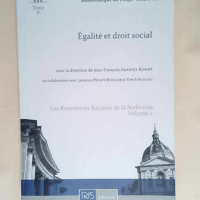 Egalité et droit social  – Jean-Franç...