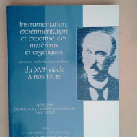 Instrumentation expérimentation et expertise...