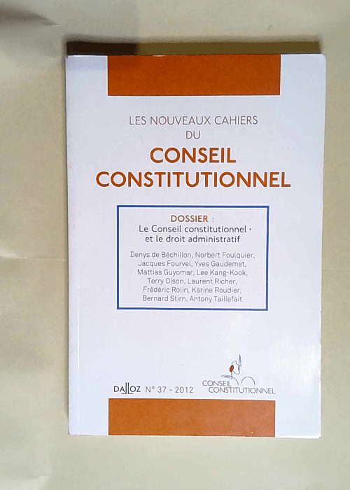 Les nouveaux cahiers du Conseil constitutionn...