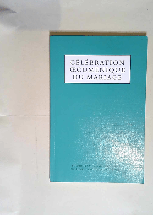 Celebration Oecumenique Du Mariage  –