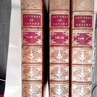 Oeuvres de Racine Tomes I  II et III – ...