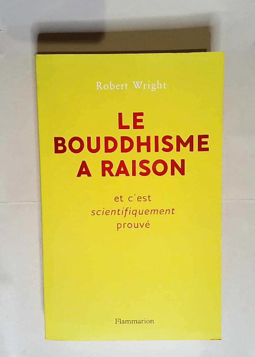 Le bouddhisme a raison Et c est scientifiquement prouvé – Robert Wright