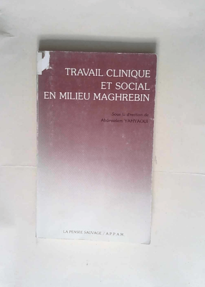 Travail clinique et social en milieu maghrebin  - Abdessalem Yahyaoui