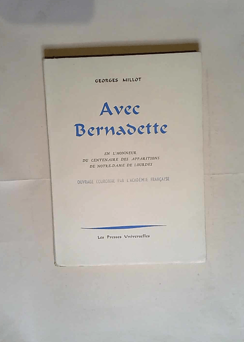 Avec Bernadette.  – MILLOT Georges