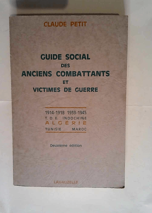 Guide social des anciens combattants et victi...