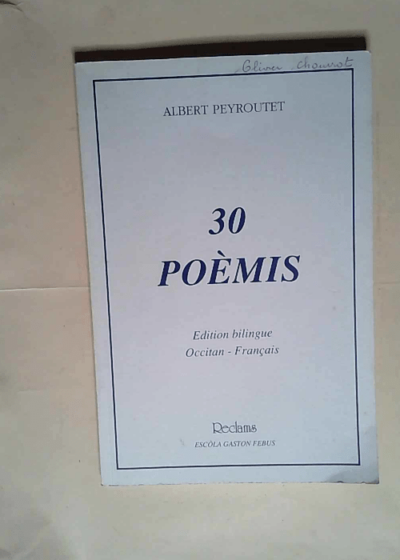 30 Poèmis  - Albert Peyroutet