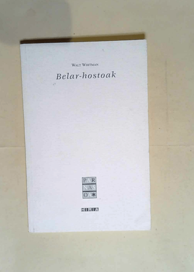 Belar-Hostoak  - Walt Whitman