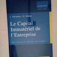 Le capital immatériel de l entreprise Identification mesure management – Leif Edvinsson