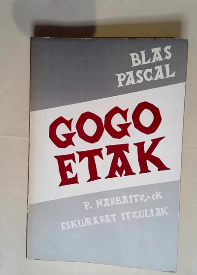 Gogoetak  - Blas Pascal