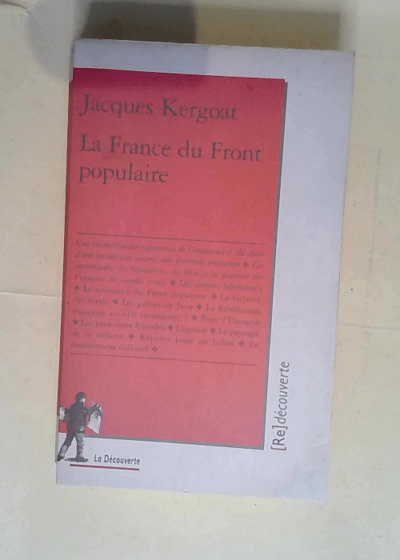 La France du front populaire  - Jacques Kergoat