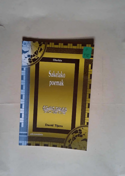 Sakelako poemak  - David Tijero