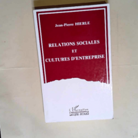 Relations sociales et cultures d entreprise  ...